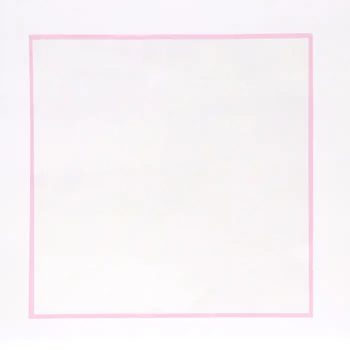 Пленка глянцевая для декора и флористики «Полоса», 58×58 см, розовый