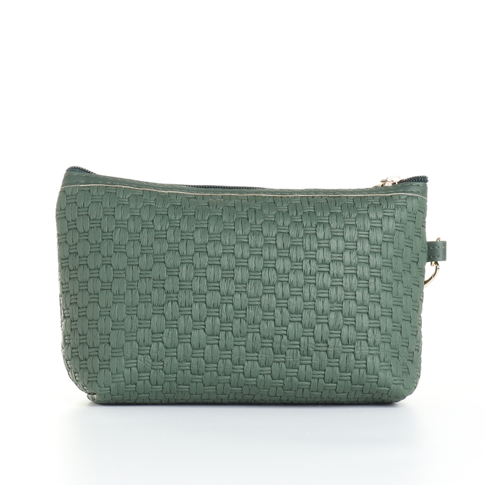 Косметичка на молнии, цвет зелёный Косметичка на молнии, цвет зелёный