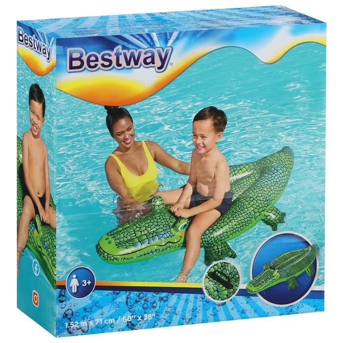Игрушка надувная Bestway «Крокодил» 41477, 152×71 см Игрушка надувная Bestway «Крокодил» 41477, 152×71 см