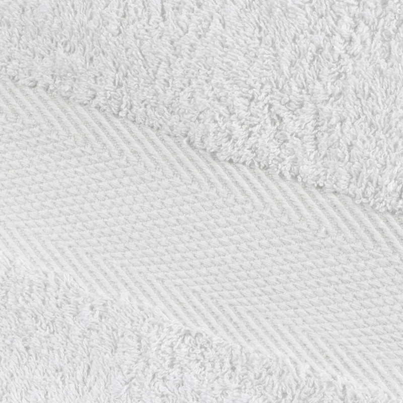 Набор полотенец махровых бордюр 440 г/м2, 50х90 белый, 10шт