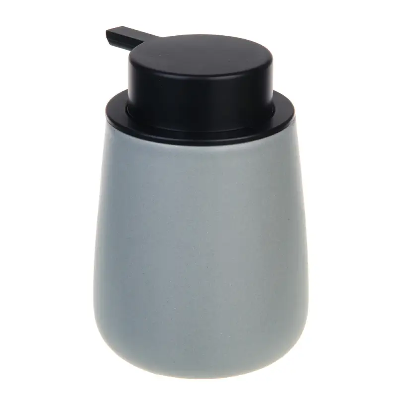 VETTA Дозатор для жидкого мыла, 320 мл, 13x9x9 см, керамика, "Космос", серый