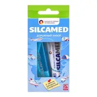 Набор дорожный: зубная паста Silcamed family, 30 г + зубная щётка Silcamed