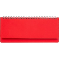 Планинг недатированный 305 х 130 мм Velvet красный 128 стр. 3-364/10