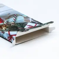 Коробка для шоколада без окна «Елка с игрушками», 17.1×8×1.4 см