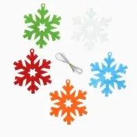 Набор ёлочных украшений, Арома "Снежинки" 5 шт