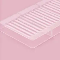 Форма для шоколада &laquo;Соломка&raquo;, пластик, 20&times;12&times;2.5 см, 18 ячеек 8.5&times;0.5 см, прозрачная