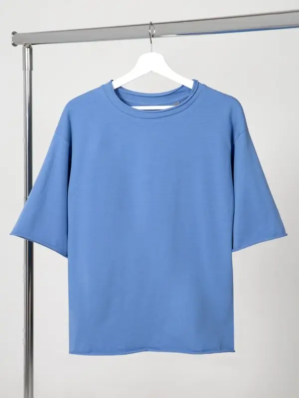 Футболка оверсайз Vozduh 2.0, синяя, размер XS/S Футболка оверсайз Vozduh 2.0, синяя, размер XS/S