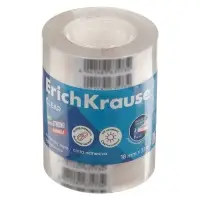 Набор из клейких лент ErichKrause Clear, 18 мм &times; 33 м, прозрачная