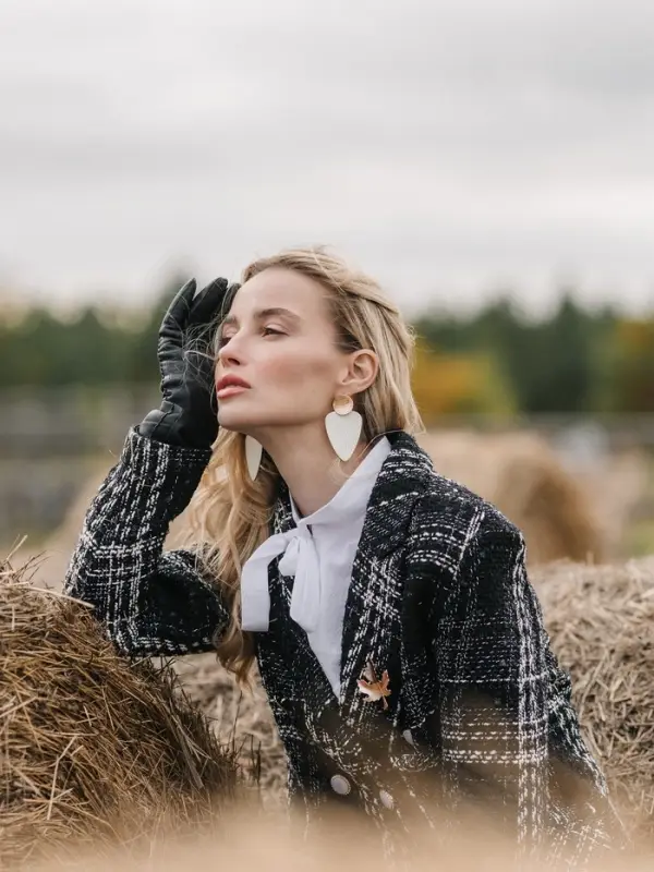 Серьги металл &laquo;Геометрия&raquo;, линии, белые в золоте