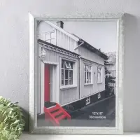 Фоторамка пластик 30х40 см "Марокканская мозаика" оттенки голубого 46х36х2 см