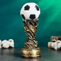 Фигура гипс &laquo;Футбольный кубок наградной&raquo;, под золото, 29&times;11&times;11 см