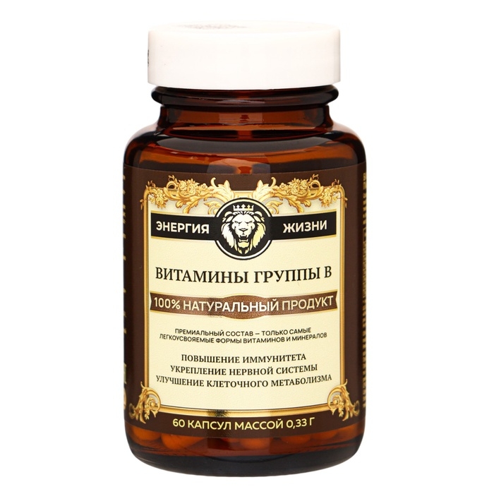 Комплекс Витамин B Vitamuno Pro, 60 капсул Комплекс Витамин B Vitamuno Pro, 60 капсул