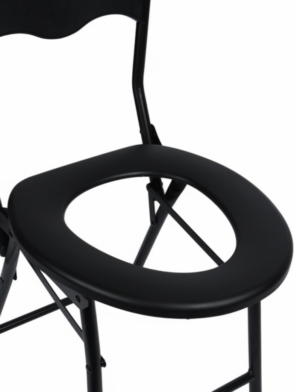 Стул - туалет туристический Maclay складной, со спинкой, 38×32×77 см, до 75 кг