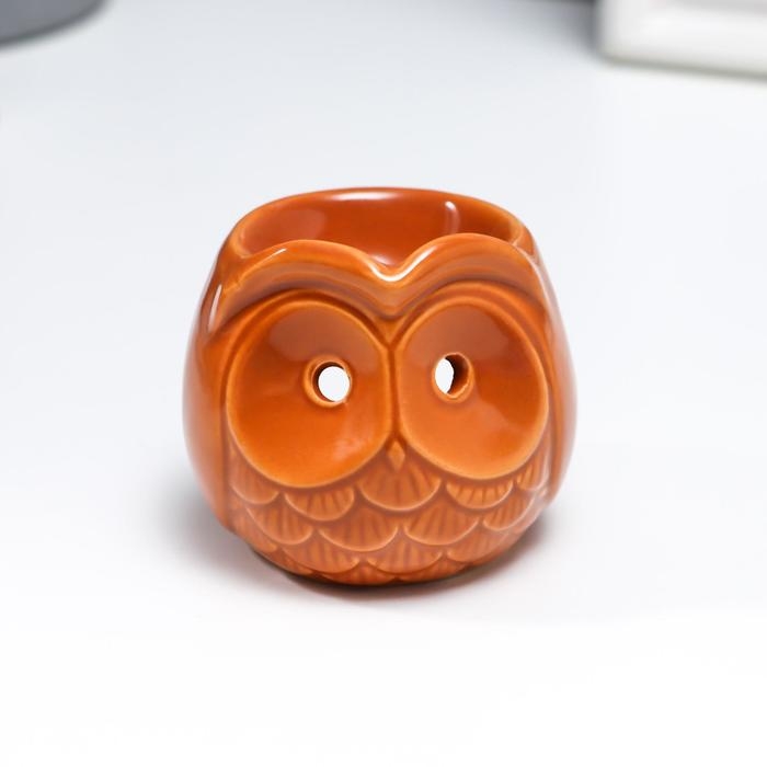 Аромалампа керамика  Аромалампа керамика "Совёнок" под шамот МИКС 6,7х7,5х7,5 см