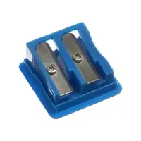 Точилка ErichKrause Base Duo Classic, с контейнером, МИКС