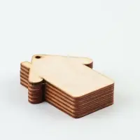 Набор елочных игрушек под раскраску &laquo;Домики&raquo;, 8&times;7 см, 6 шт.