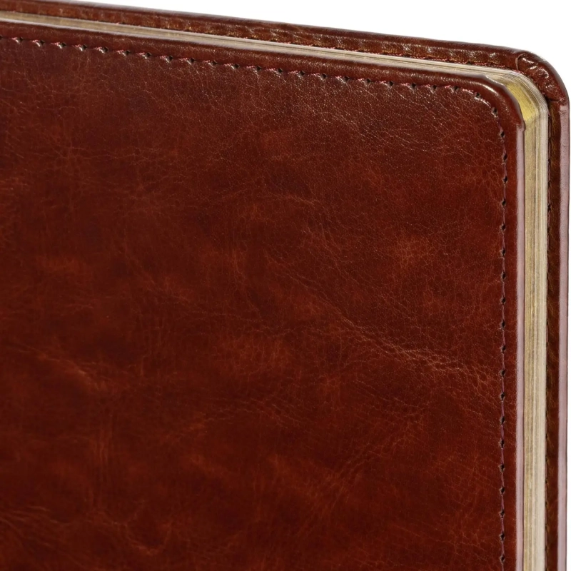 Ежедневник недатированный коричнев,А5,145х205,136л,Sidney NEBRASKA 3-128/03