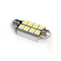 C009A T11/белый/ (SV 8.5) 8x5050 SMD 41mm CANBUS, блистер 2 шт.