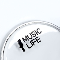 Пластик для барабана Music Life 6 дюймов, прозрачный