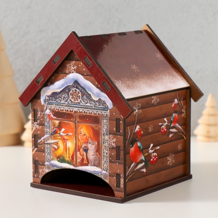 Чайный домик  Чайный домик "Чудеса в окошке" 10,5х9,5х12 см