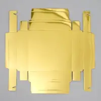 Коробка для конфет, кондитерская упаковка, 16 ячеек &laquo;Золотистая&raquo;, 18.9&times;18.9&times;3.8 см