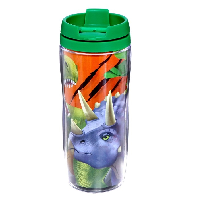 Термостакан с пазлом «Мир динозавров», 54 элемента, 350 мл Термостакан с пазлом «Мир динозавров», 54 элемента, 350 мл