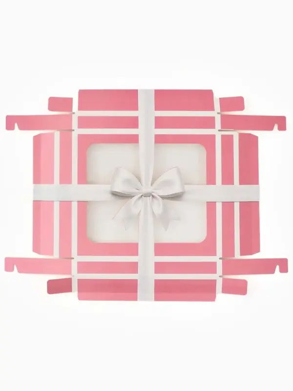 Коробка подарочная &laquo;Розовый бант&raquo; , 23.5 &times; 20.5 &times; 5.5 см