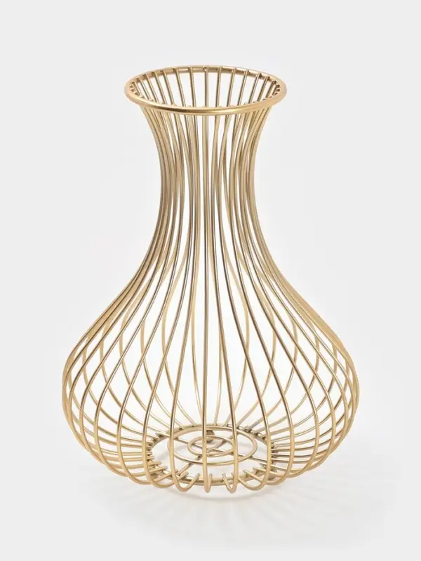 Корзина для пробок "Ваза Голд", цвет золотой