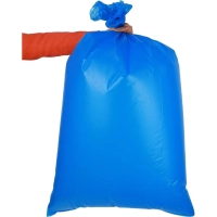 Мешки для мусора ПВД 120л 50мкм 10шт/рул син. &nbsp;70х110см Luscan