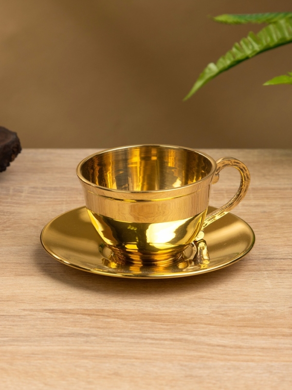 Чайная пара "Чайное золото" латунь