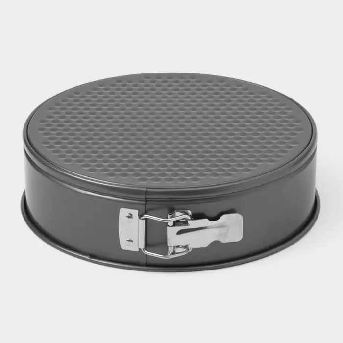 Набор форм для выпечки Доляна &laquo;Элин. Круг&raquo;, 3 предмета: d=22/24/26 см, съёмное дно, антипригарное покрытие, чёрный