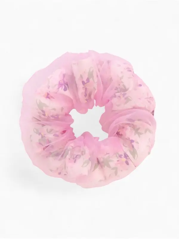 Резинка для волос &laquo;Цветы&raquo; розовая, Холодное сердце