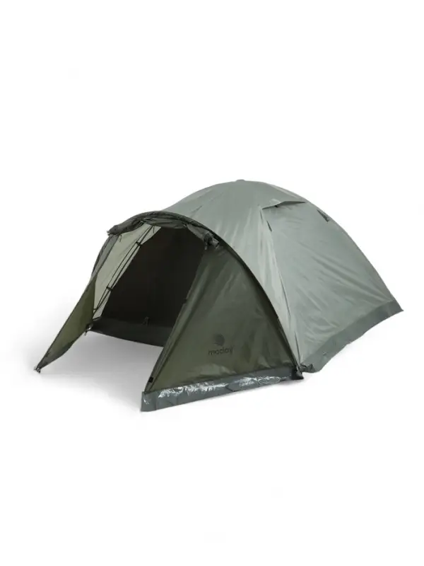 Палатка туристическая 3-местная maclay khibin 3, 310×210×140 см, трекинговая, двухслойная, с тамбуром, зелёная