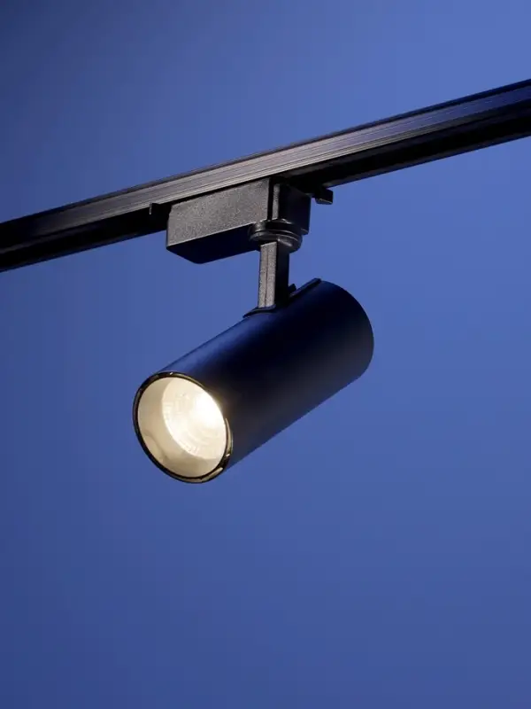Трековый светильник Luazon lighting, LTL-008, 20 Вт, 1400 Лм, 4000 K, чёрный, свечение нейтральное белое