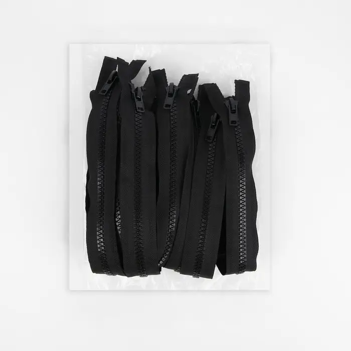 Молния «Трактор», №5, разъёмная, замок автомат, 80 см, чёрная Молния «Трактор», №5, разъёмная, замок автомат, 80 см, чёрная