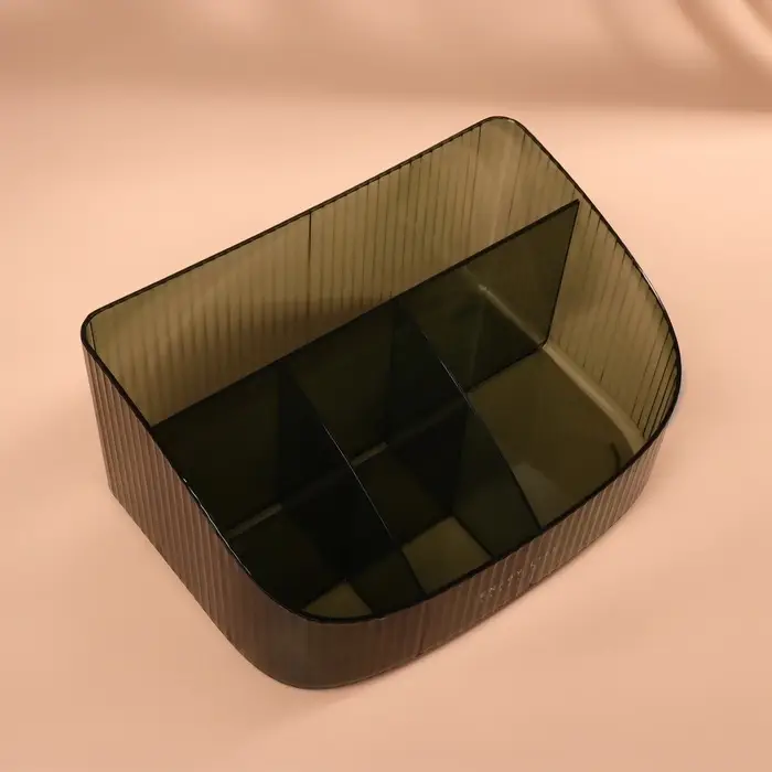 Органайзер для хранения &laquo;GREEN&raquo;, 6 секций, 23&times;15.5&times;11 см, полупрозрачный, зелёный