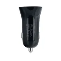 Автомобильное зарядное устройство с кабелем USB на MicroUSB + 2 USB 2.4A AZ14 ISA черное
