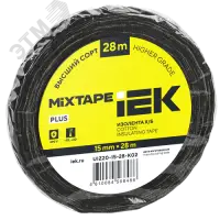 Изолента Х/Б 15мм 28м IEK MIXTAPE PLUS