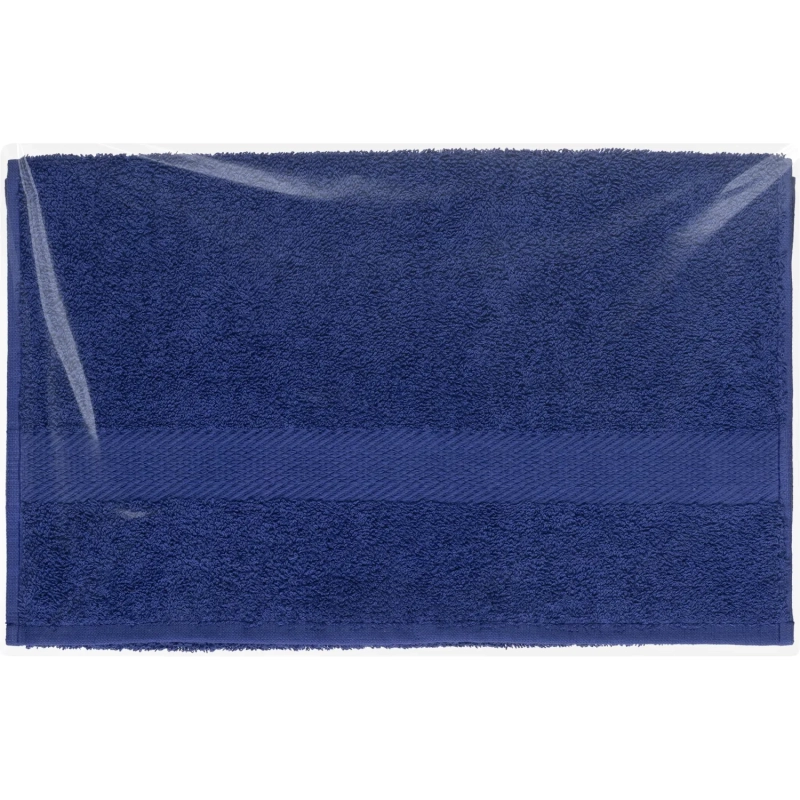 Набор полотенец махровых бордюр 440 г/м2, 50х90 темно синий, 10шт