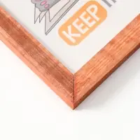 Фоторамка дерево 15х21 см, орех №2 (пластиковый экран)