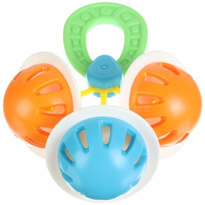 Погремушка - прорезыватель «Планеты», эластичная ручка, виды и цвет МИКС Погремушка - прорезыватель «Планеты», эластичная ручка, виды и цвет МИКС