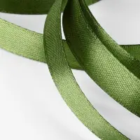 Лента атласная, 12 мм &times; 23&plusmn;1 м, насыщенно-зелёный №113