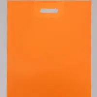 Пакет полиэтиленовый с вырубной ручкой, персиковый 40&times;50 см, 60 мкм