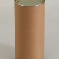 Тубус 120&times;260 мм (240 мм внутр. высота), картон, металлическая крышка