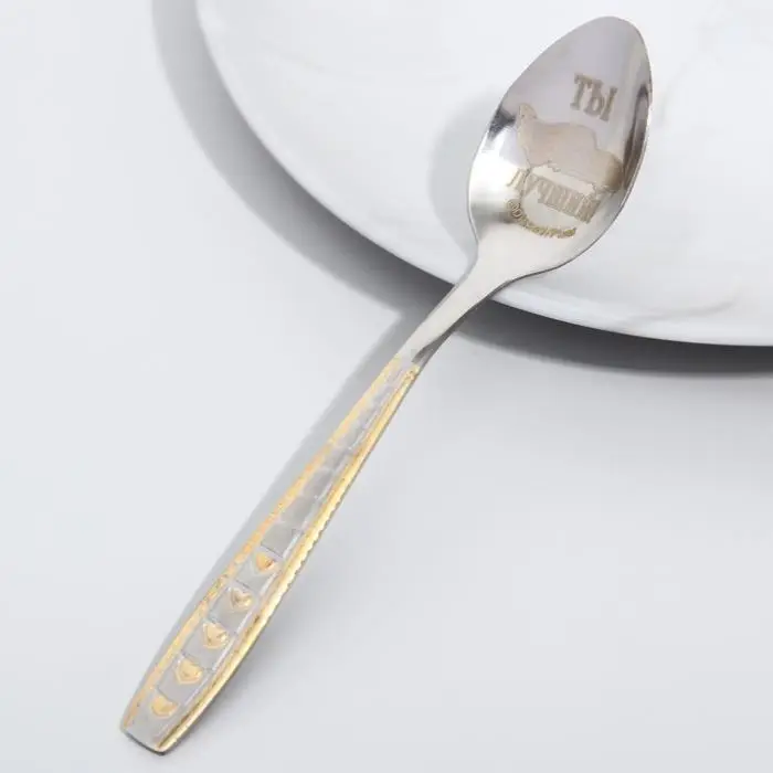 Ложечка детская  Ложечка детская "Для самого крутого мальчика", Тачки, 2,3 х 11 см