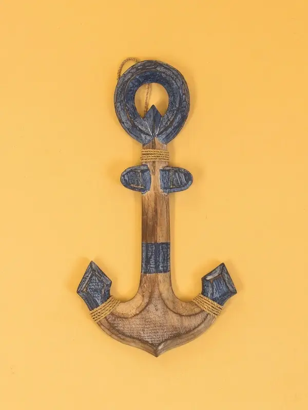 Декор интерьерный «Якорь», 15×2×28 см, дерево