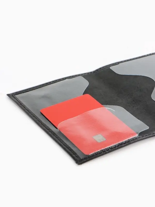 Обложка для военного билета, натуральная кожа, чёрная