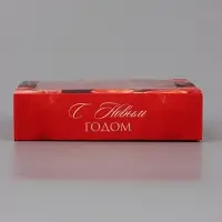 Коробка подарочная под 9 конфет &laquo;Новогодняя&raquo;, 14.5&times;14.5&times;3.5 см