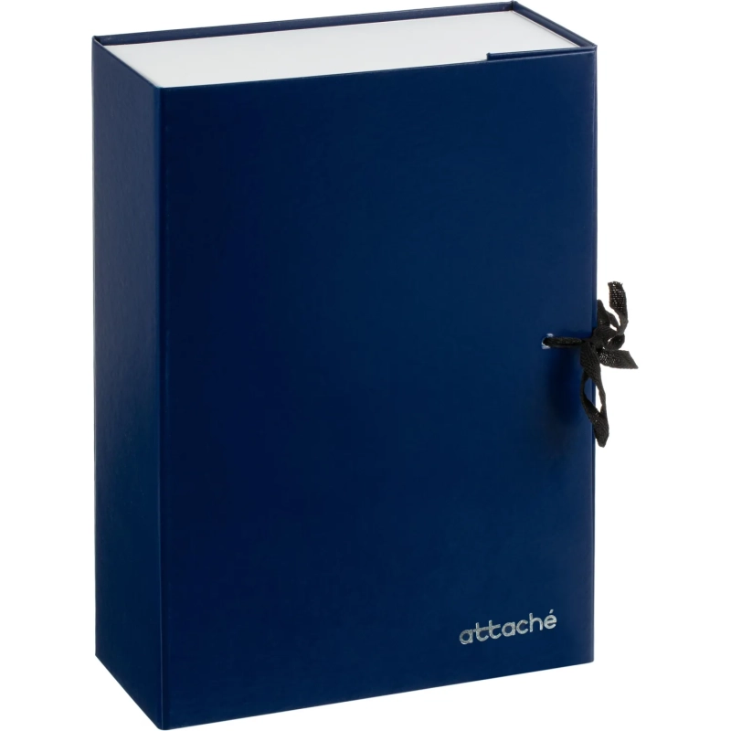 Папка архивная 100 мм,винил, син.