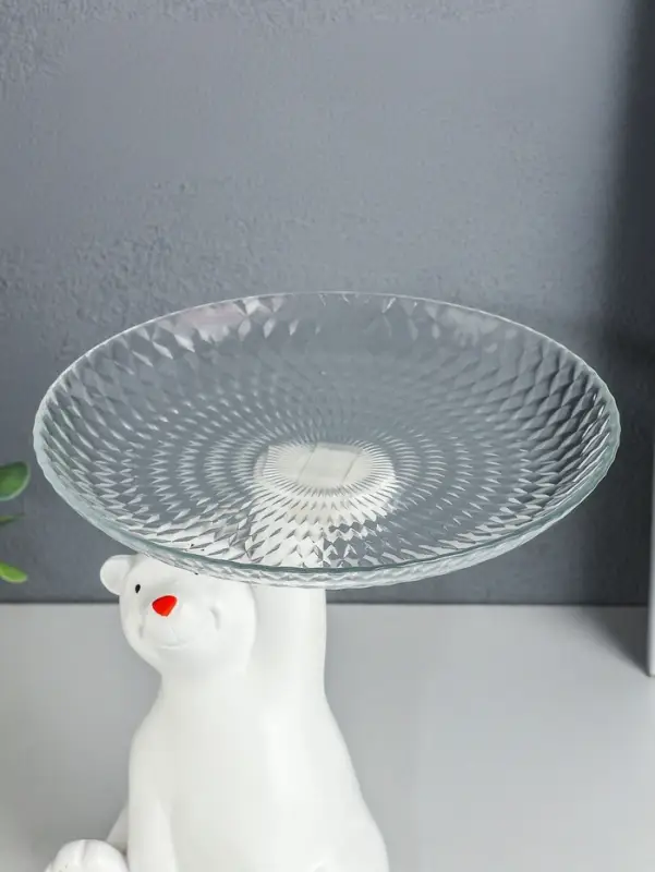 Копилка для денег с подставкой для мелочей &laquo;Мишка&raquo;, полистоун, 20&times;18 см